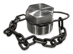 3-Inch Nitronic 60 Plug Assembly with Carbon Steel Chain