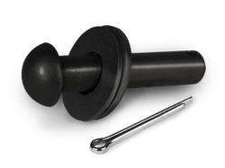 3/4 x 3-1/2-Inch Carbon Steel Button Head Rod