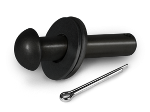 3/4 x 4-1/2-Inch Carbon Steel Button Head Rod