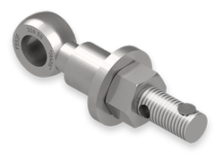 7/8 x 5-1/2-Inch Stainless Steel Eyebolt Assembly with Seal Hole and Safety Collar, Heavy Hex Nut
