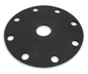 2-Inch Flanged Stainless Steel Top Fitting Assembly, Black Viton B Gaskets