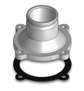 Quick Connect Adapter 4" Flanged