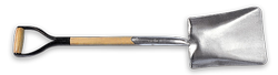 Ballast Shovel with Wood Handle