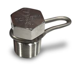 1-Inch Stainless Steel Plug with Stainless Steel Swivel Link
