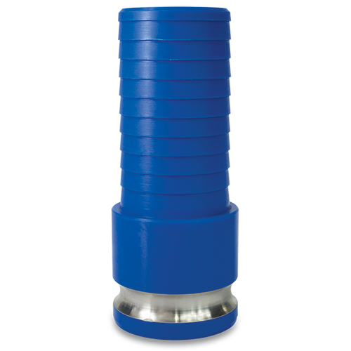 Hose Barb, 2 inch Barb x Stainless Steel Reinforced Male Adapter