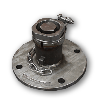 2-Inch Flanged Stainless Steel Top Fitting Assembly